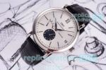 Swiss Replica IWC Portofino Watch SS White Dial With Black Sub-dial